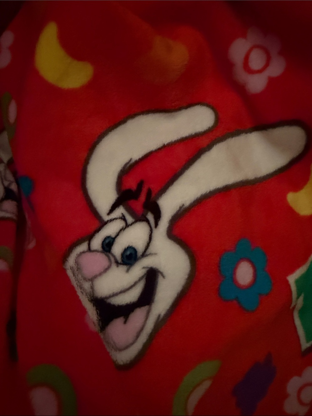 Trix Bunny Character Plush blanket